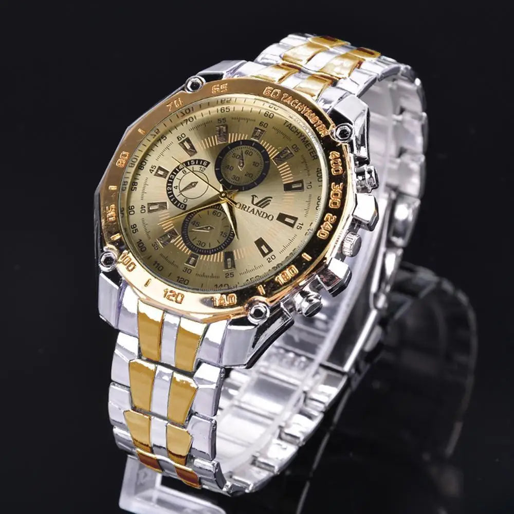 Classic quartz wristwatch for men