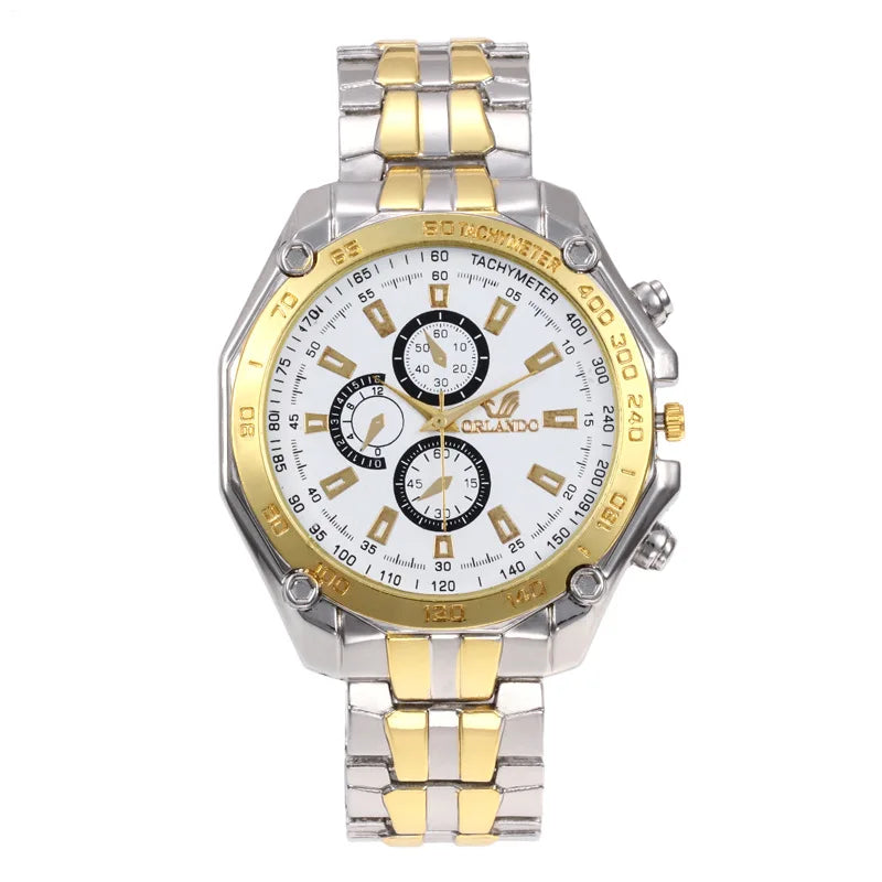 Classic quartz wristwatch for men
